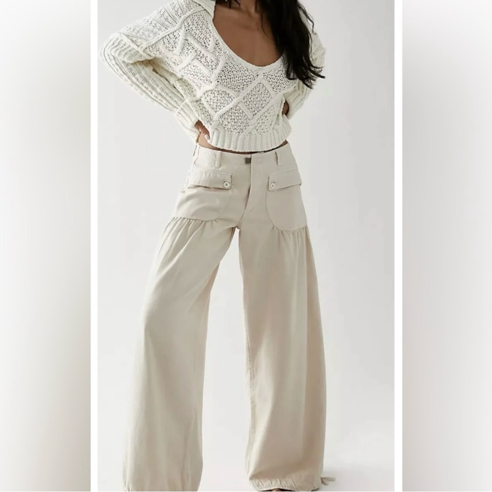 Free People Lotus Jean Almond Milk 24
